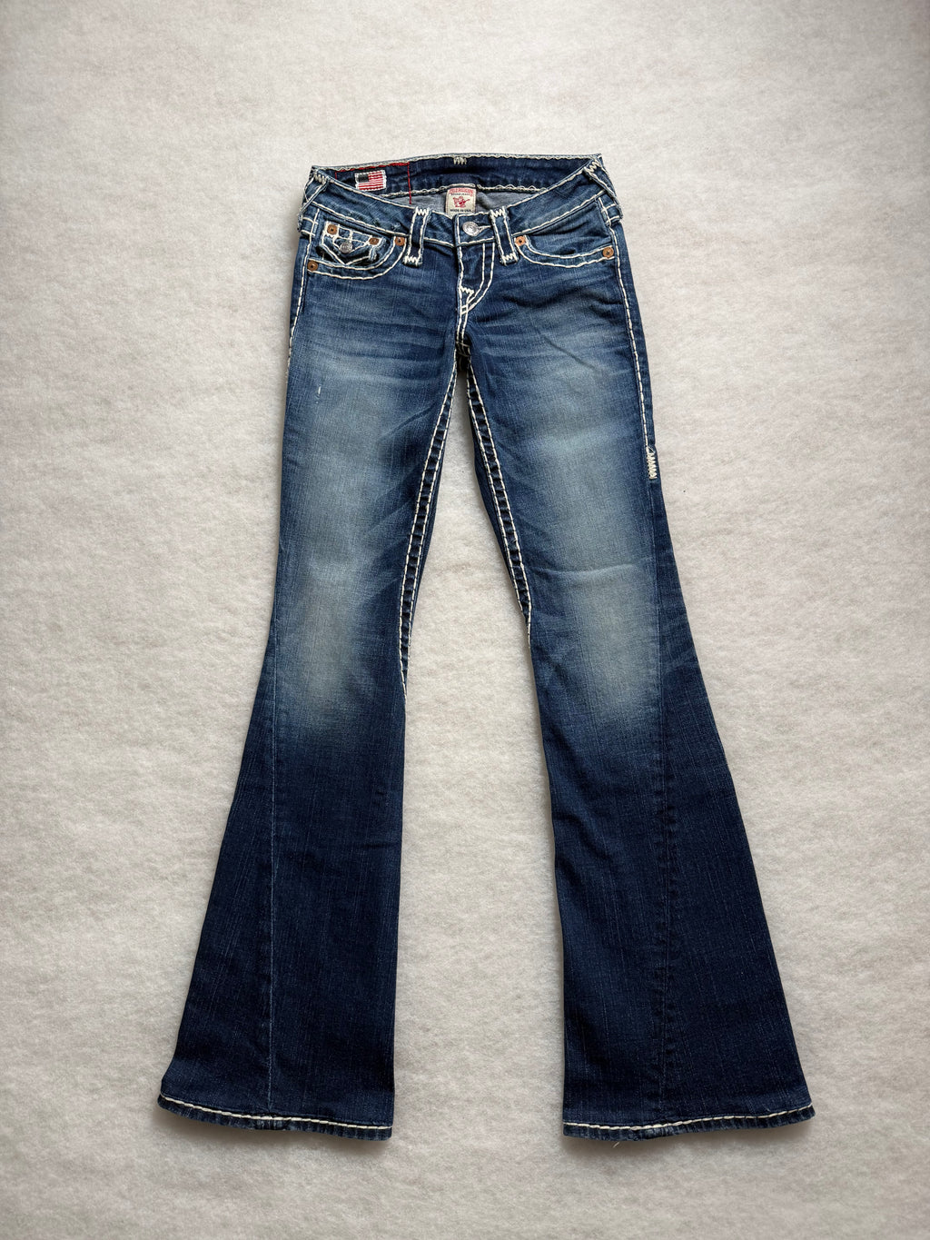 True Religion Boot Cut Low Waist Jeans 24