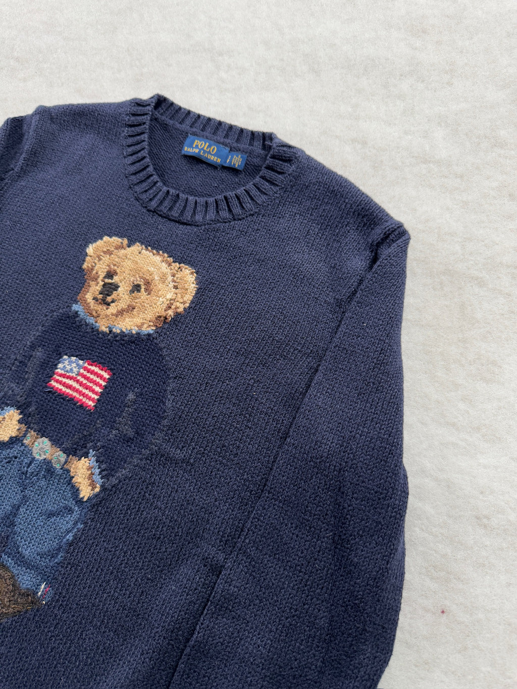 Ralph Lauren Strickpullover mit Polo Bär