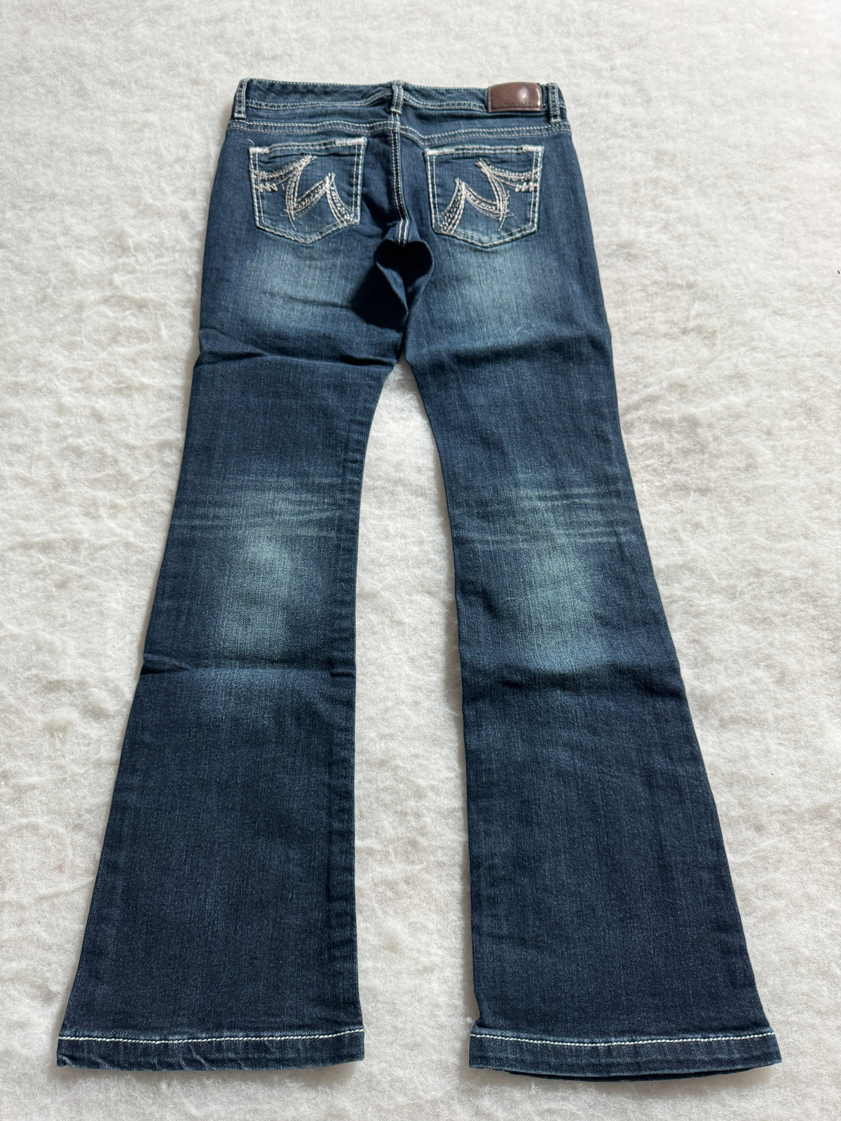 Boot Cut Low Waist Jeans Blau, Foto 2 von 4