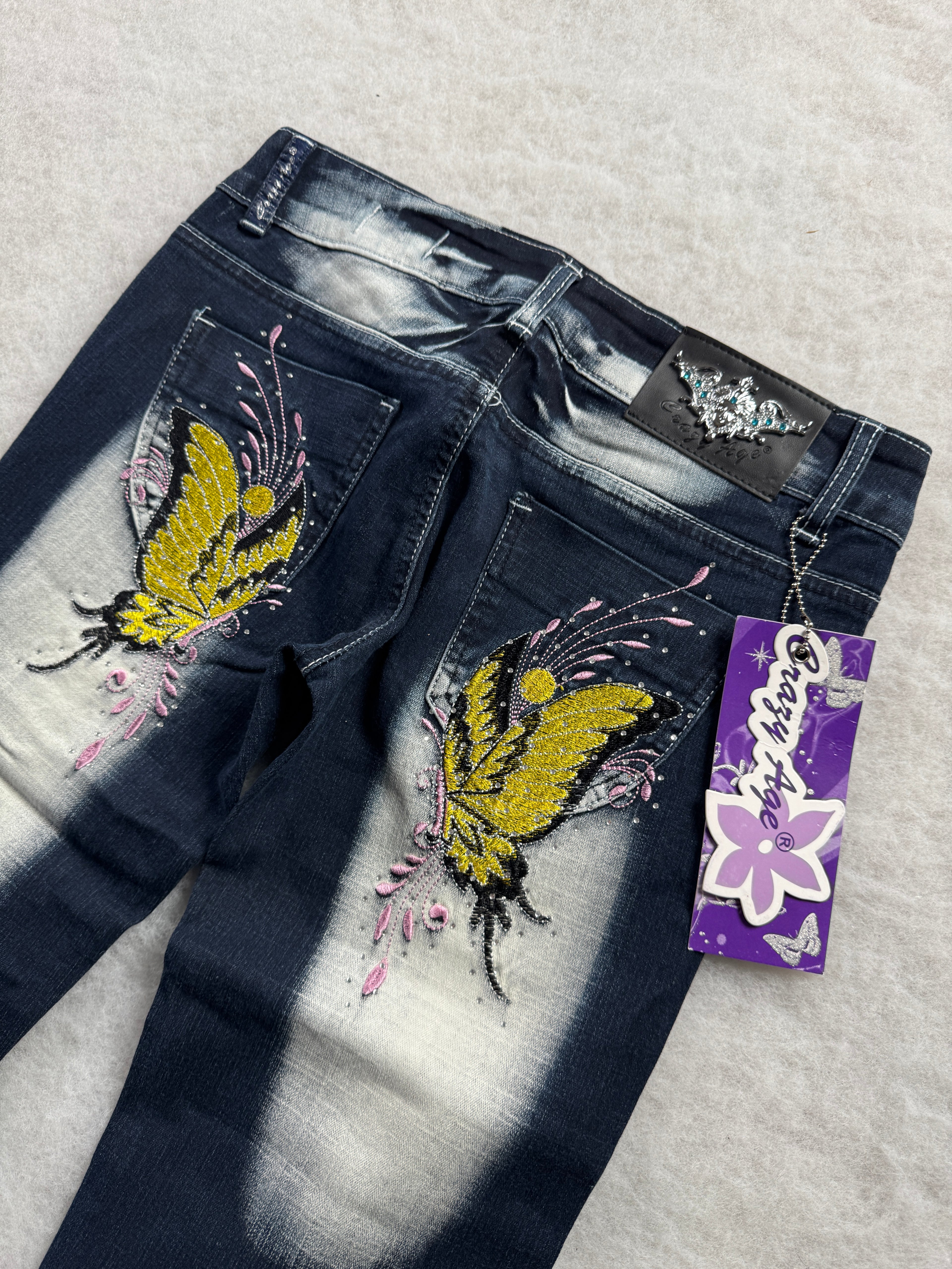 Crazy Age Boot Cut Low Waist Jeans 28
