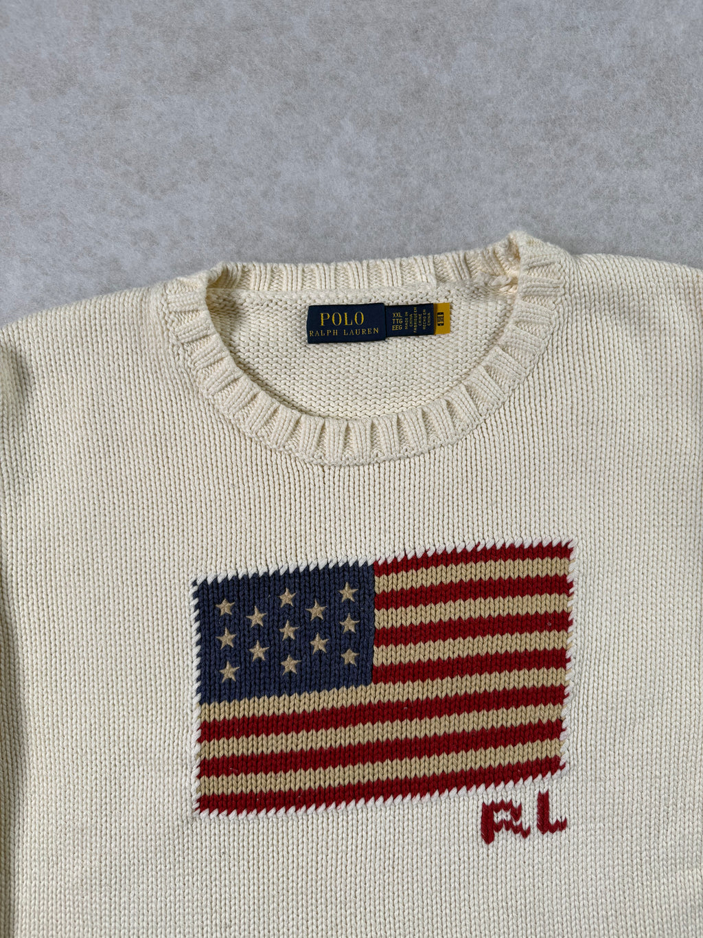 Ralph Lauren Strickpullover mit USA Flagge