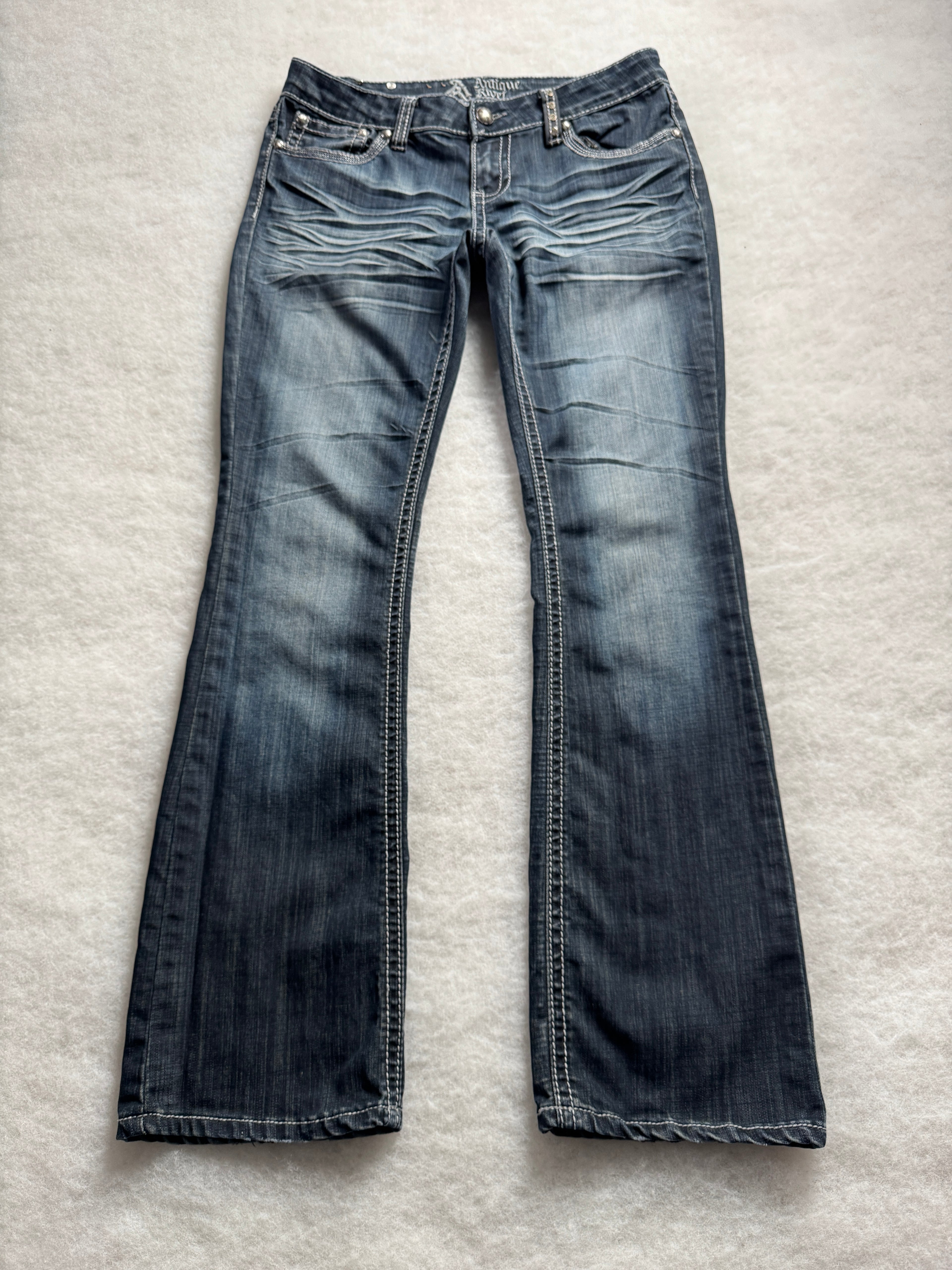 Boot Cut Low Waist Jeans