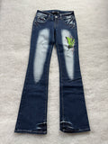 Crazy Age Boot Cut Low Waist Jeans 26
