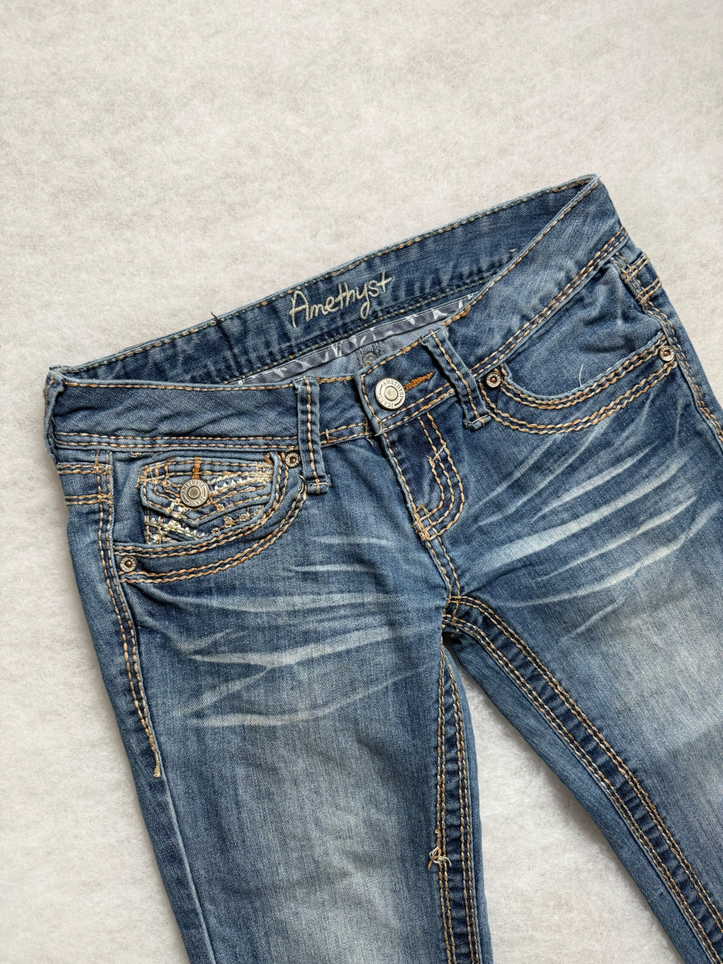 Boot Cut Low Waist Jeans