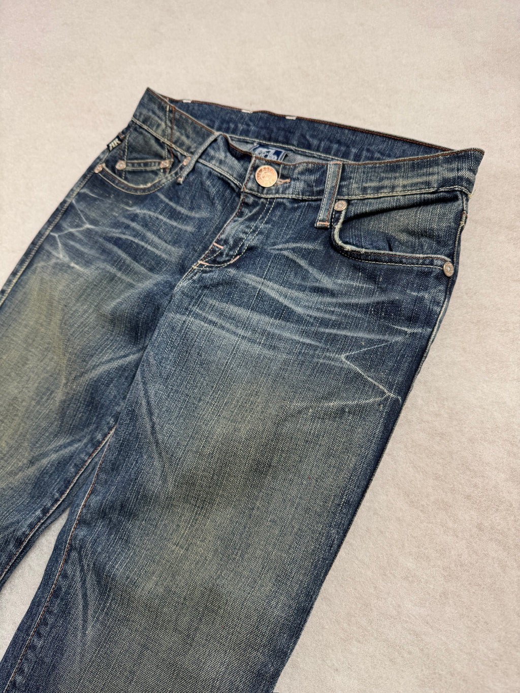Victoria Beckham Boot Cut Low Waist Jeans 26