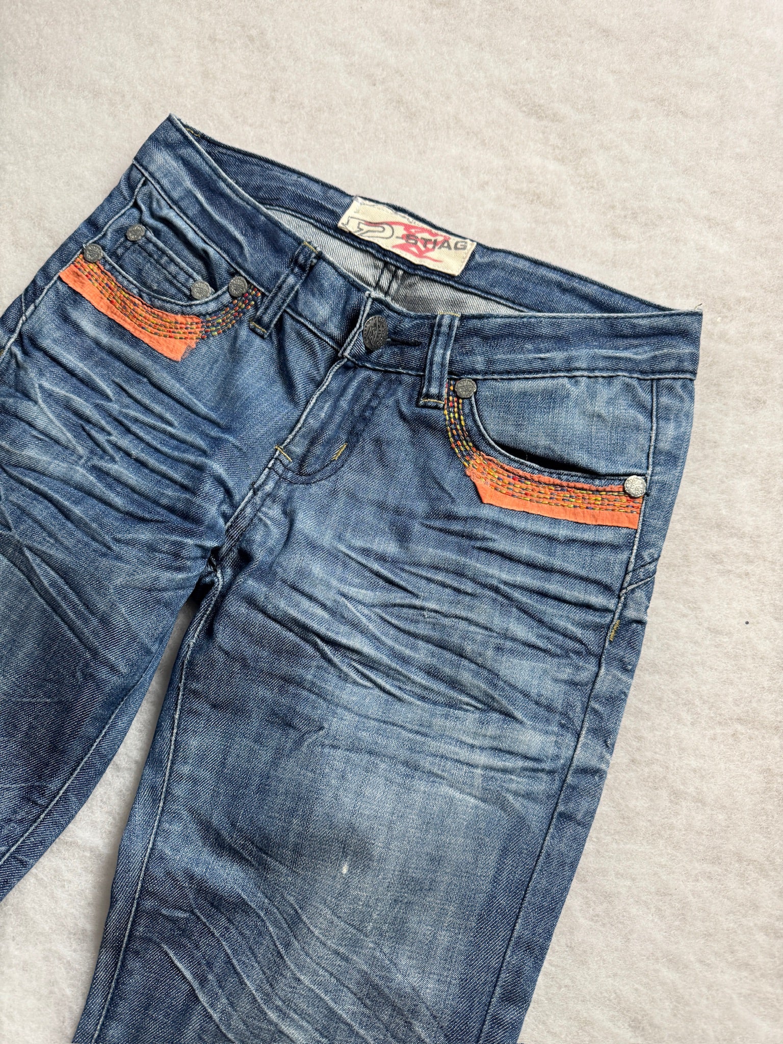 Boot Cut Low Waist Jeans