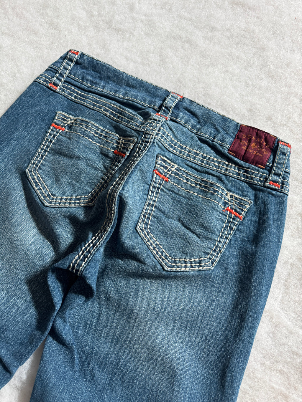 Boot Cut Low Waist Jeans Blau, Foto 3 von 4