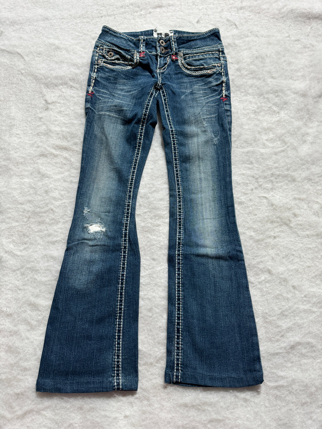 Boot Cut Low Waist Jeans