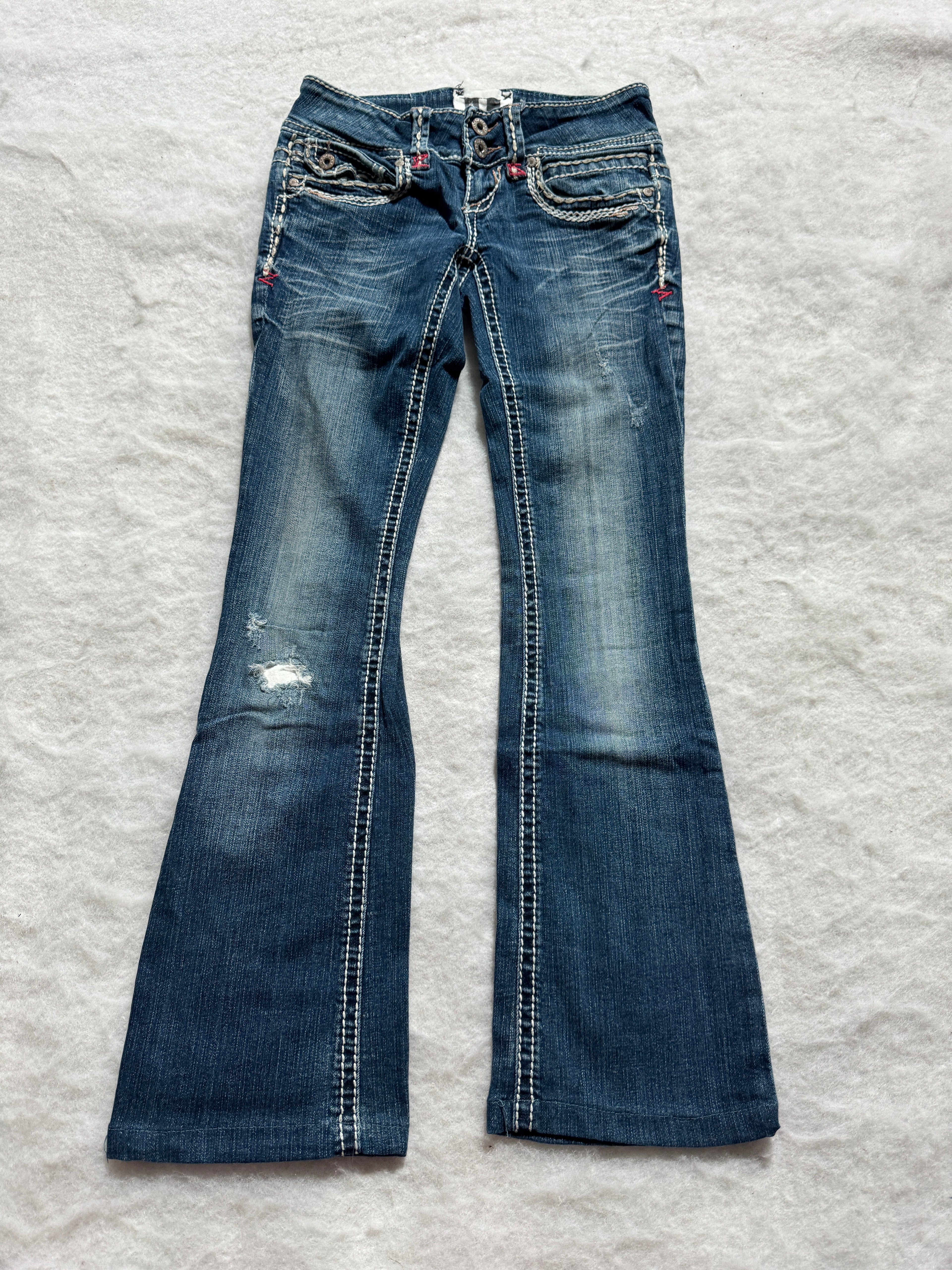 Boot Cut Low Waist Jeans