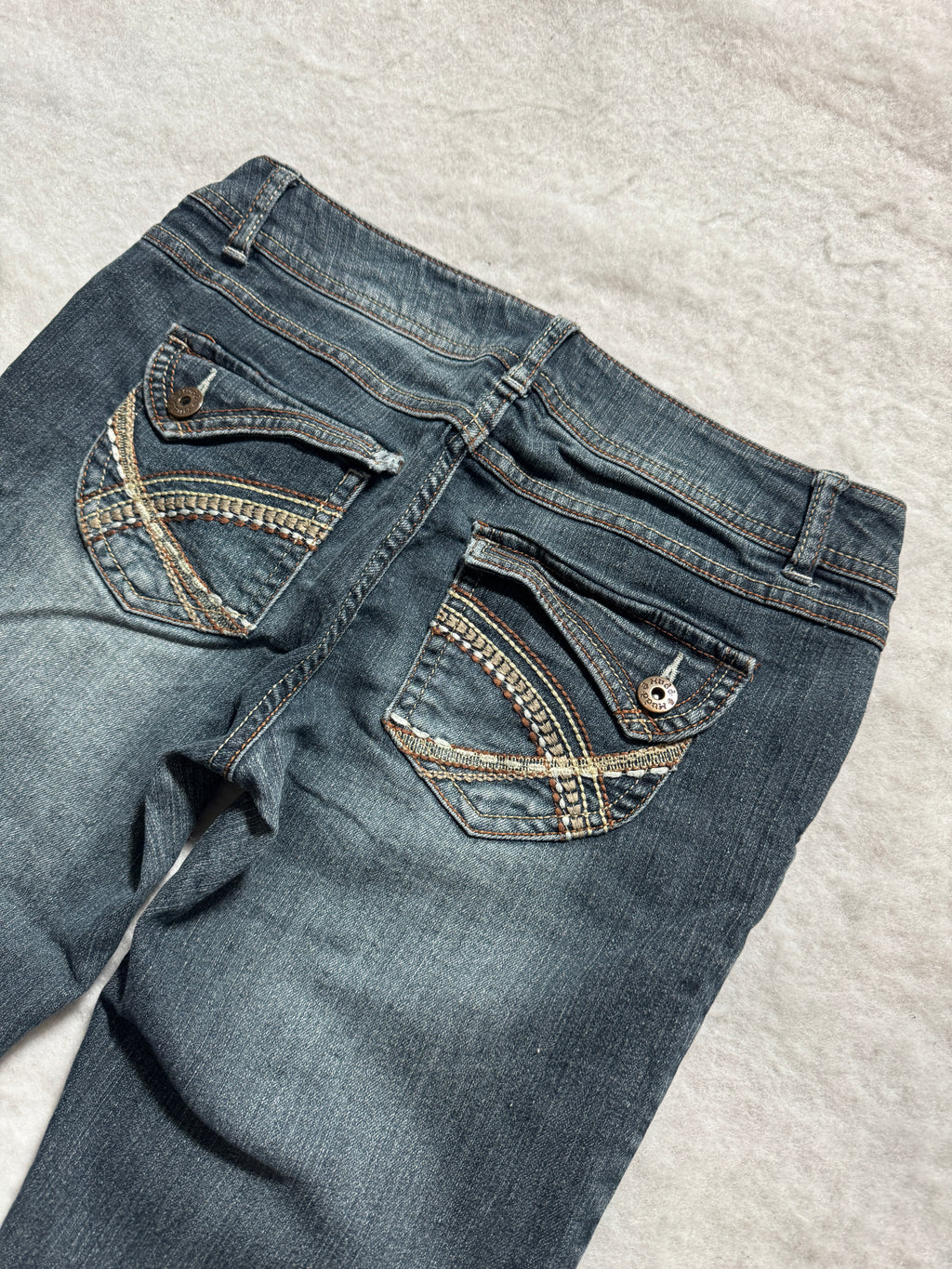 Boot Cut Low Waist Jeans