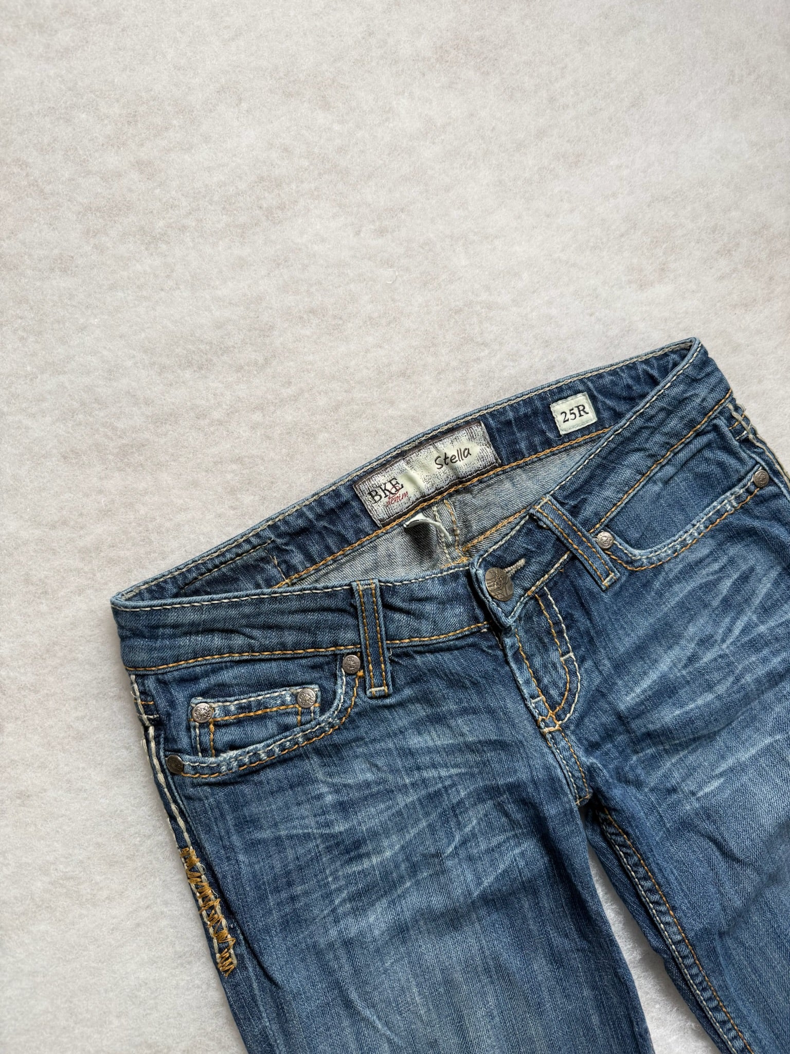 BKE Boot Cut ultra Low Waist Jeans