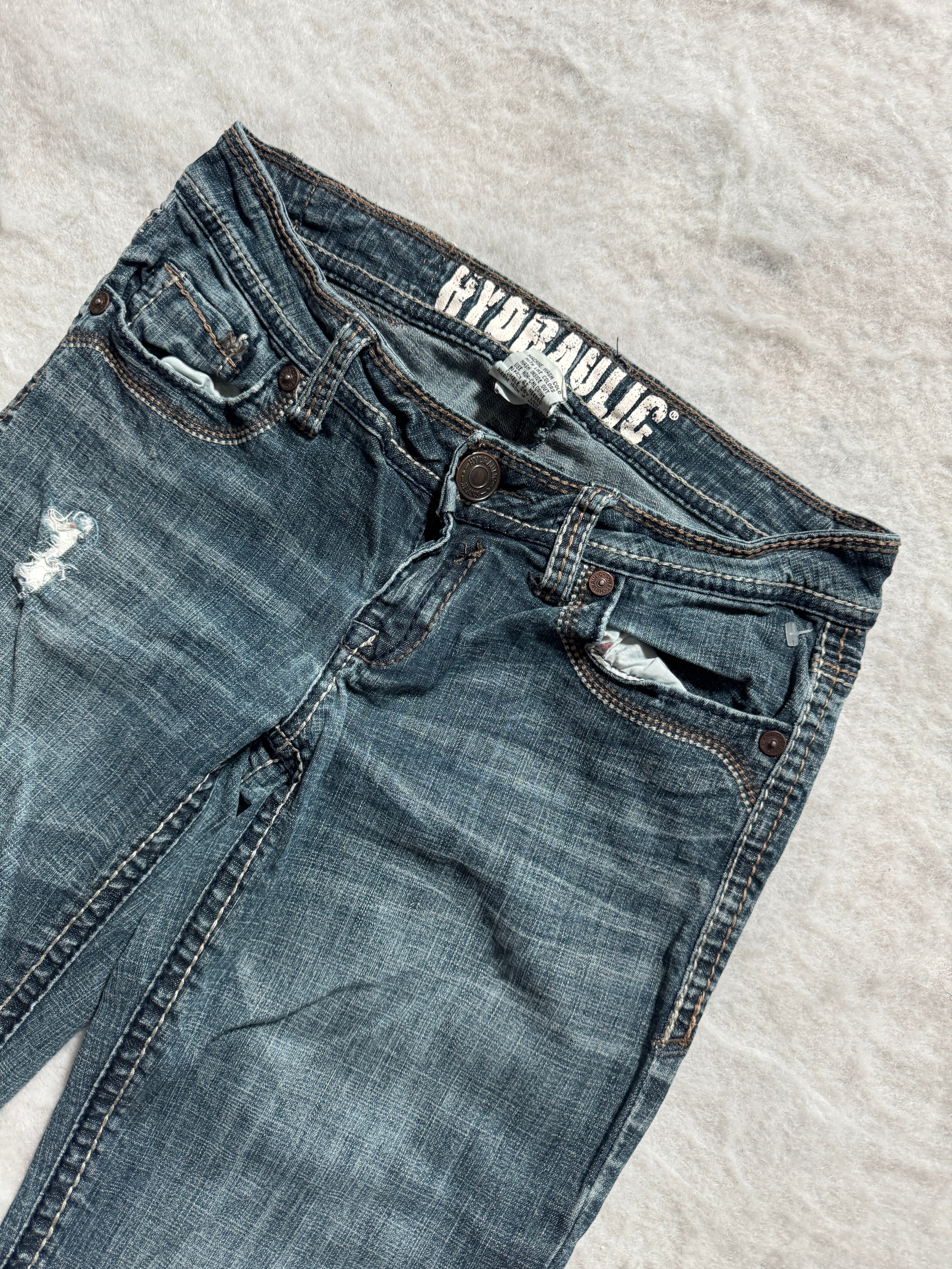 Boot Cut Low Waist Jeans