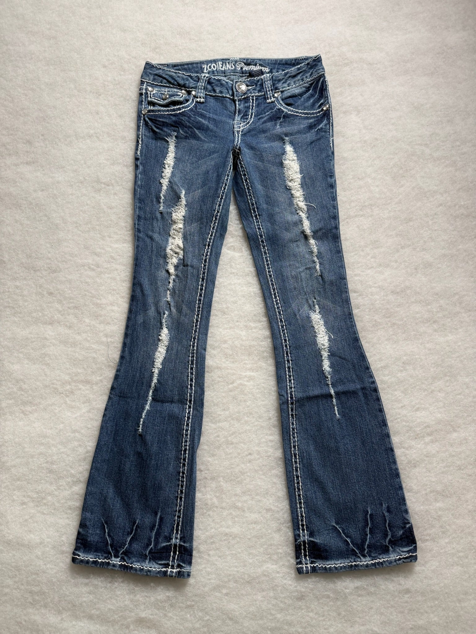 Boot Cut Low Waist Jeans
