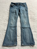 Boot Cut Low Waist Jeans Blau, Foto 1 von 4