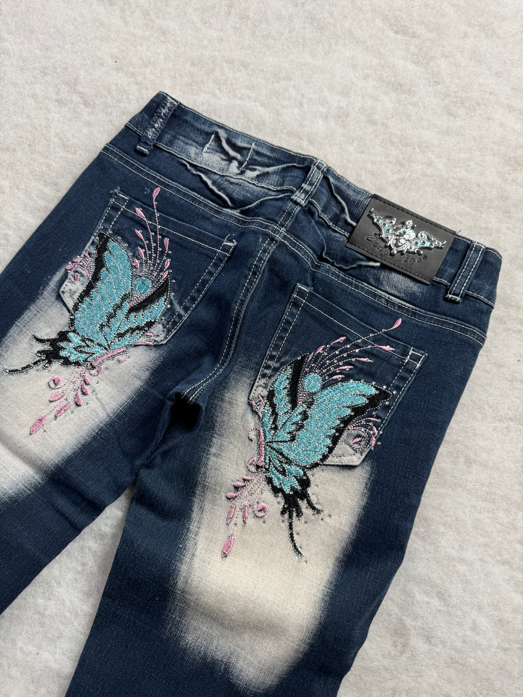 Crazy Age Boot Cut Low Waist Jeans 28