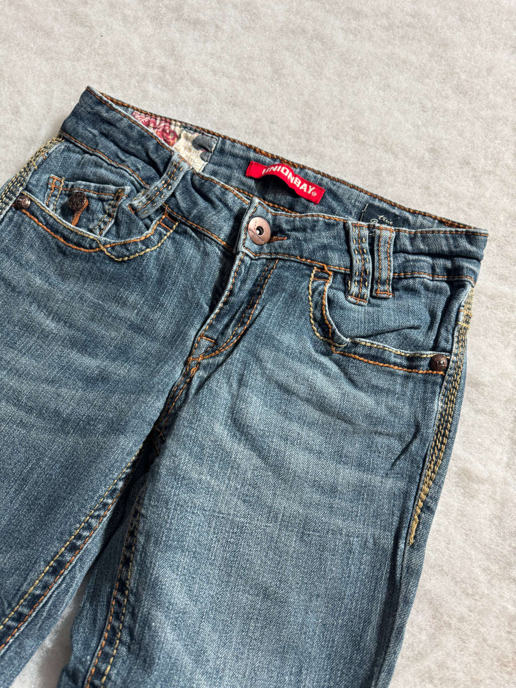 Boot Cut Low Waist Jeans Blau, Foto 4 von 4