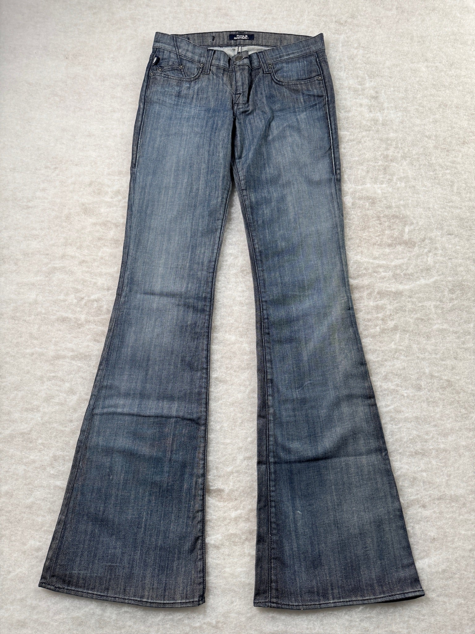Rock & Republic Boot Cut Low Waist Jeans 26