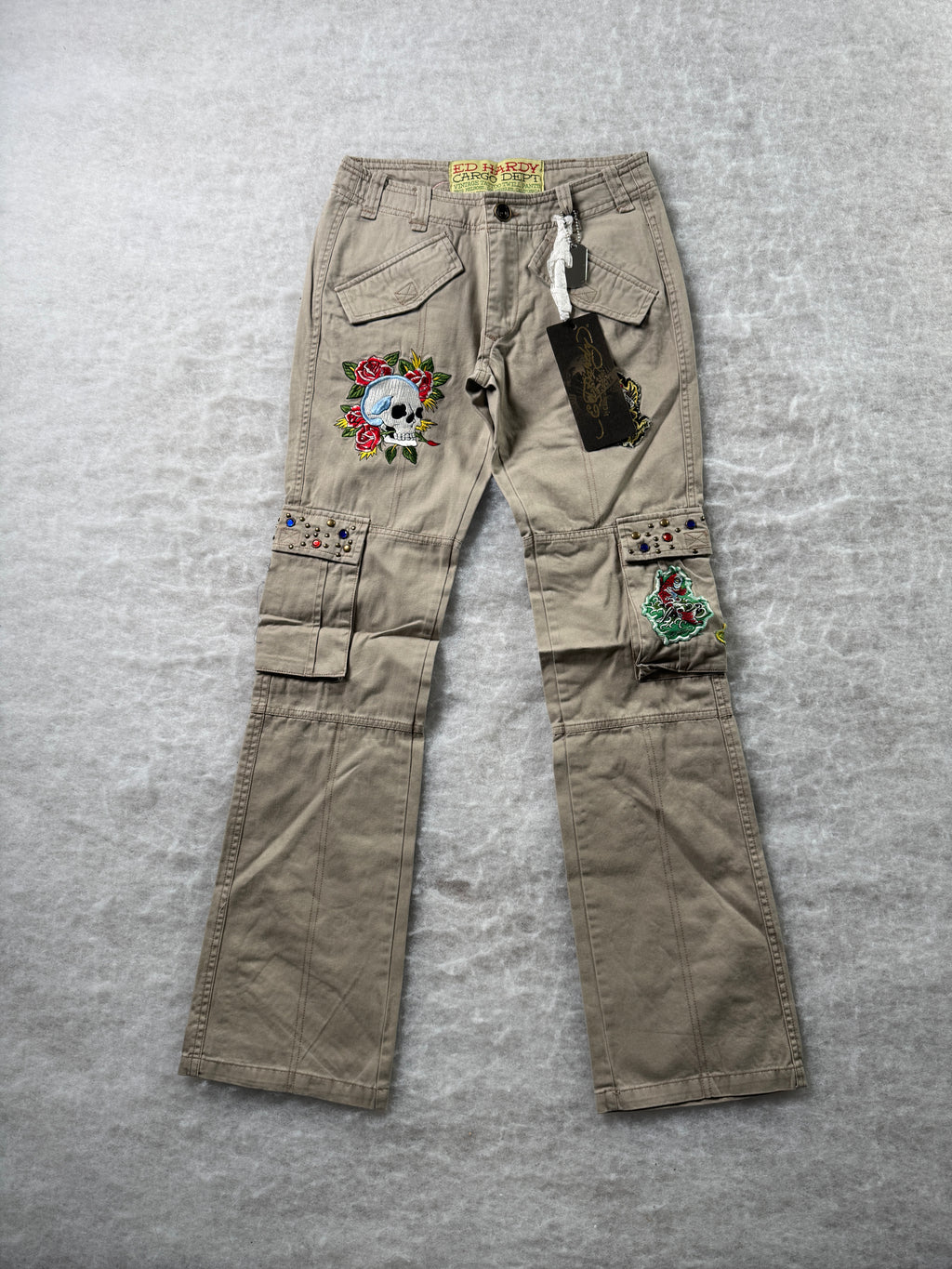 Ed Hardy Boot Cut Cargo Pants