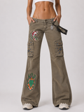 Ed Hardy Boot Cut Cargo Pants 27