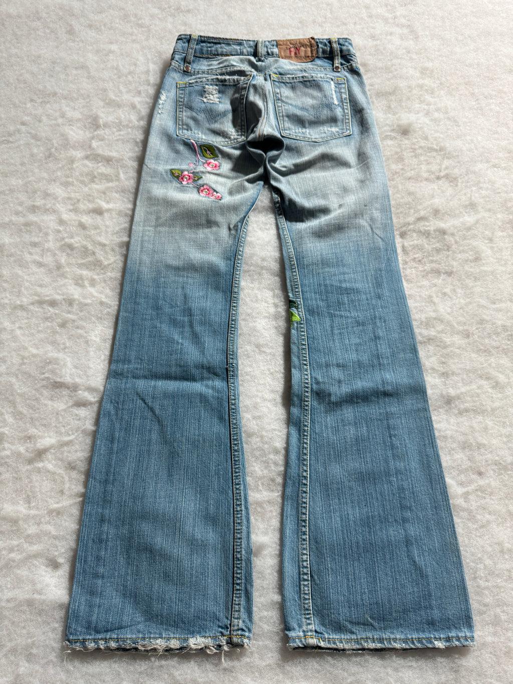 Boot Cut Low Waist Jeans Blau, Foto 2 von 4