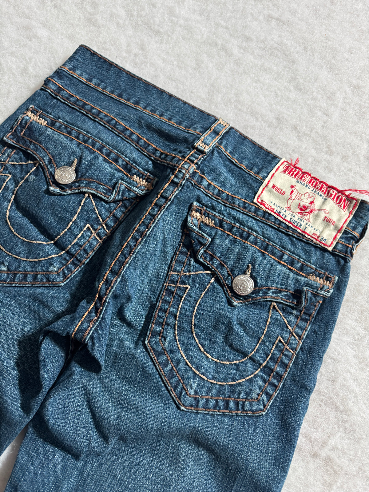 True Religion Jeans Straight Blau, Foto 3 von 4