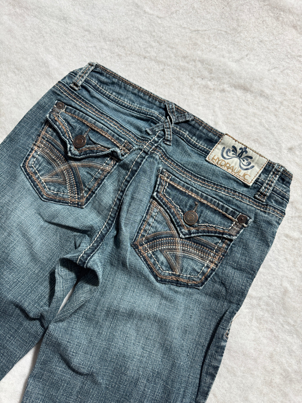 Boot Cut Low Waist Jeans