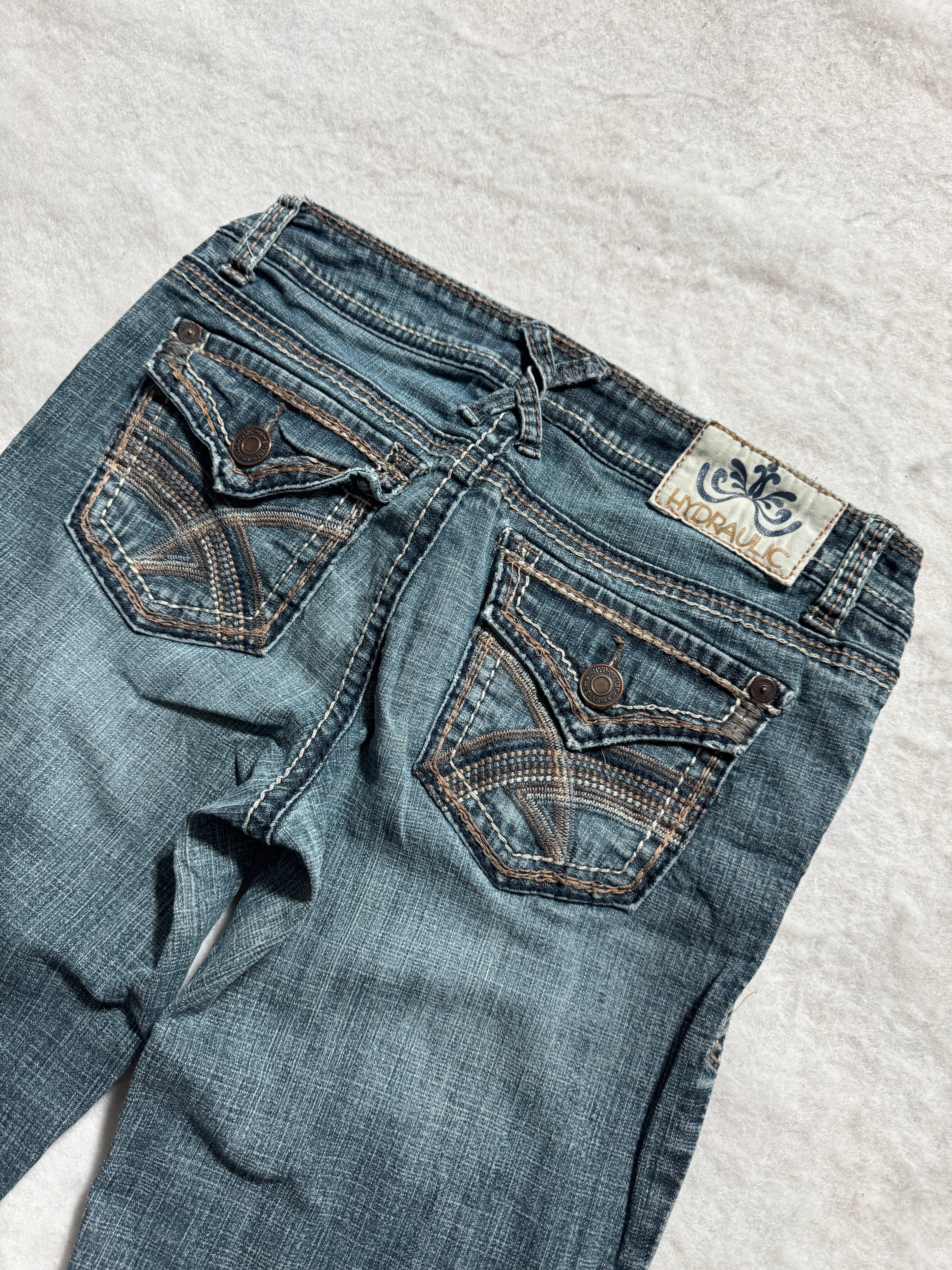 Boot Cut Low Waist Jeans
