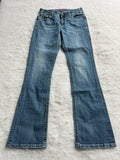 Boot Cut Low Waist Jeans Blau, Foto 1 von 4