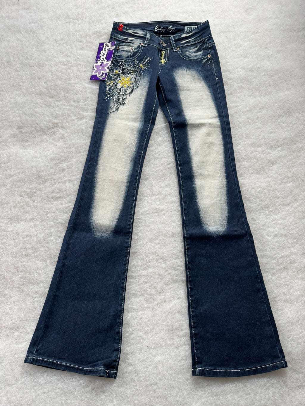 Crazy Age Boot Cut Low Waist Jeans 24