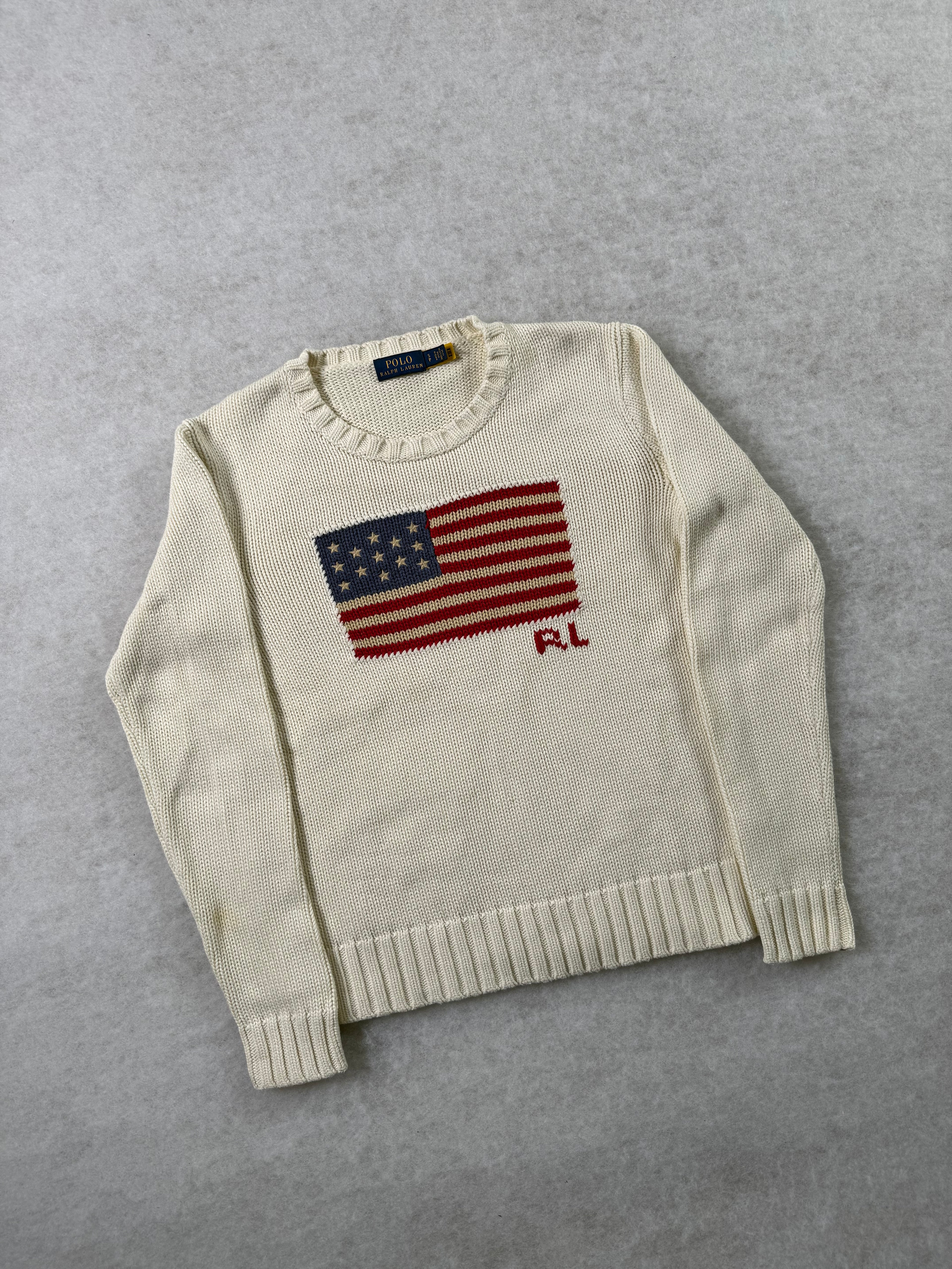 Ralph Lauren Strickpullover mit USA Flagge