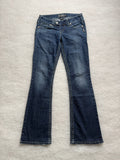 Boot Cut Low Waist Jeans silver 26