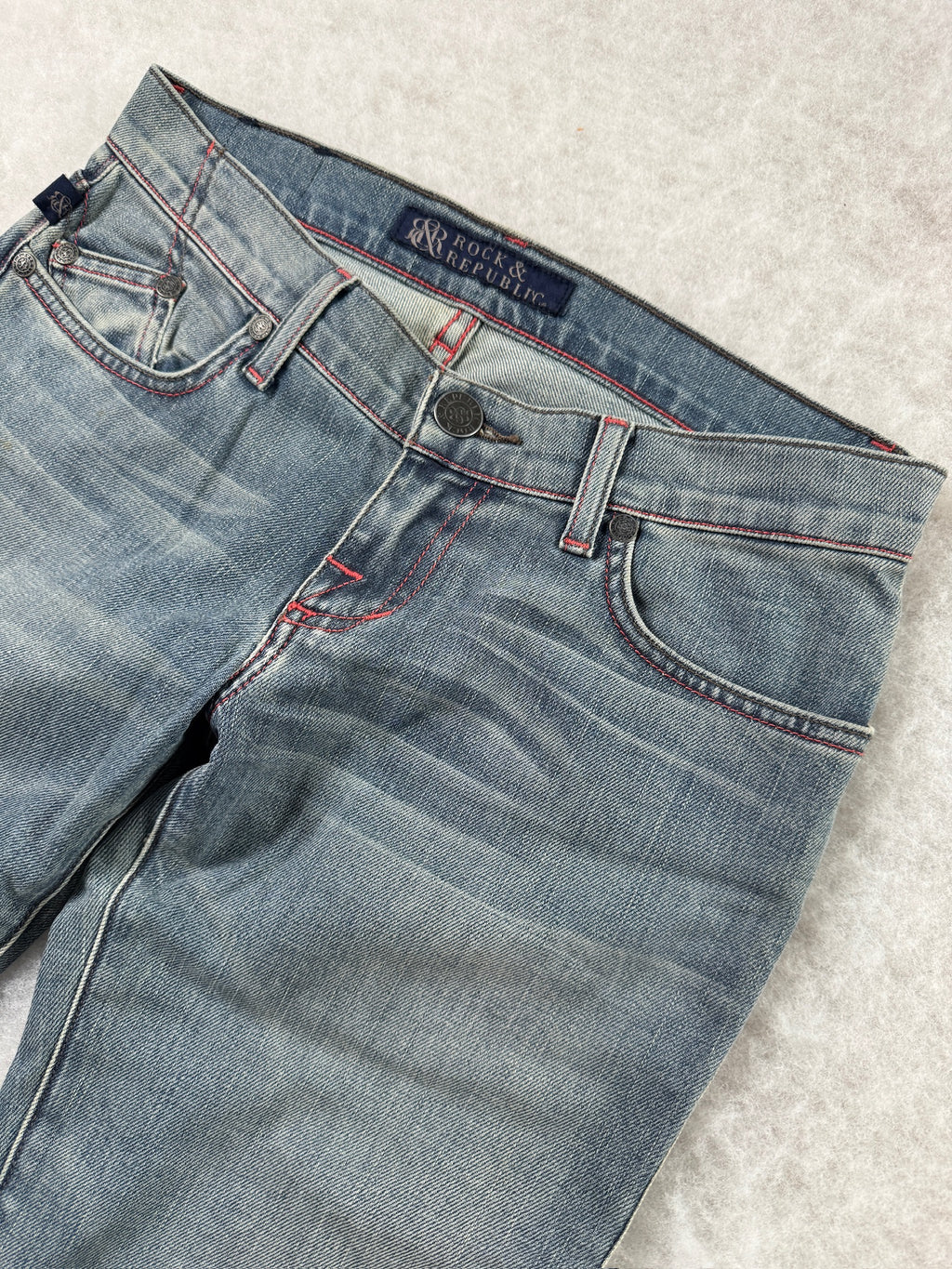 Rock & Republic Boot Cut Low Waist Jeans 28