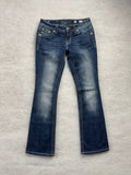 Miss Me Boot Cut Low Waist Jeans 27