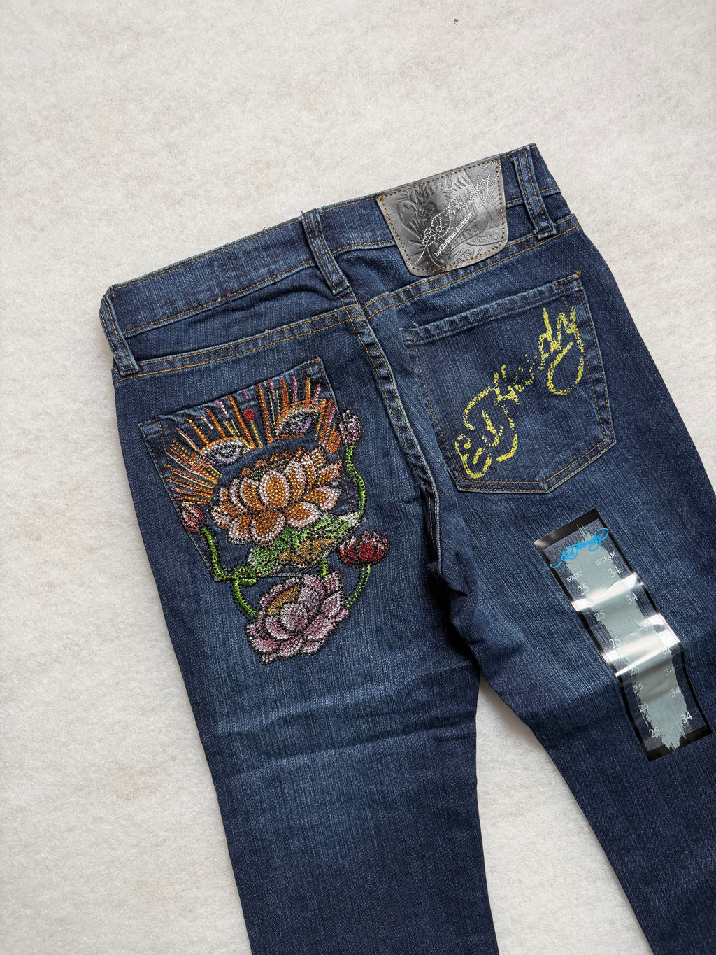 Ed Hardy Boot Cut Low Waist Jeans 26