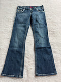 Boot Cut Low Waist Jeans Blau, Foto 1 von 4