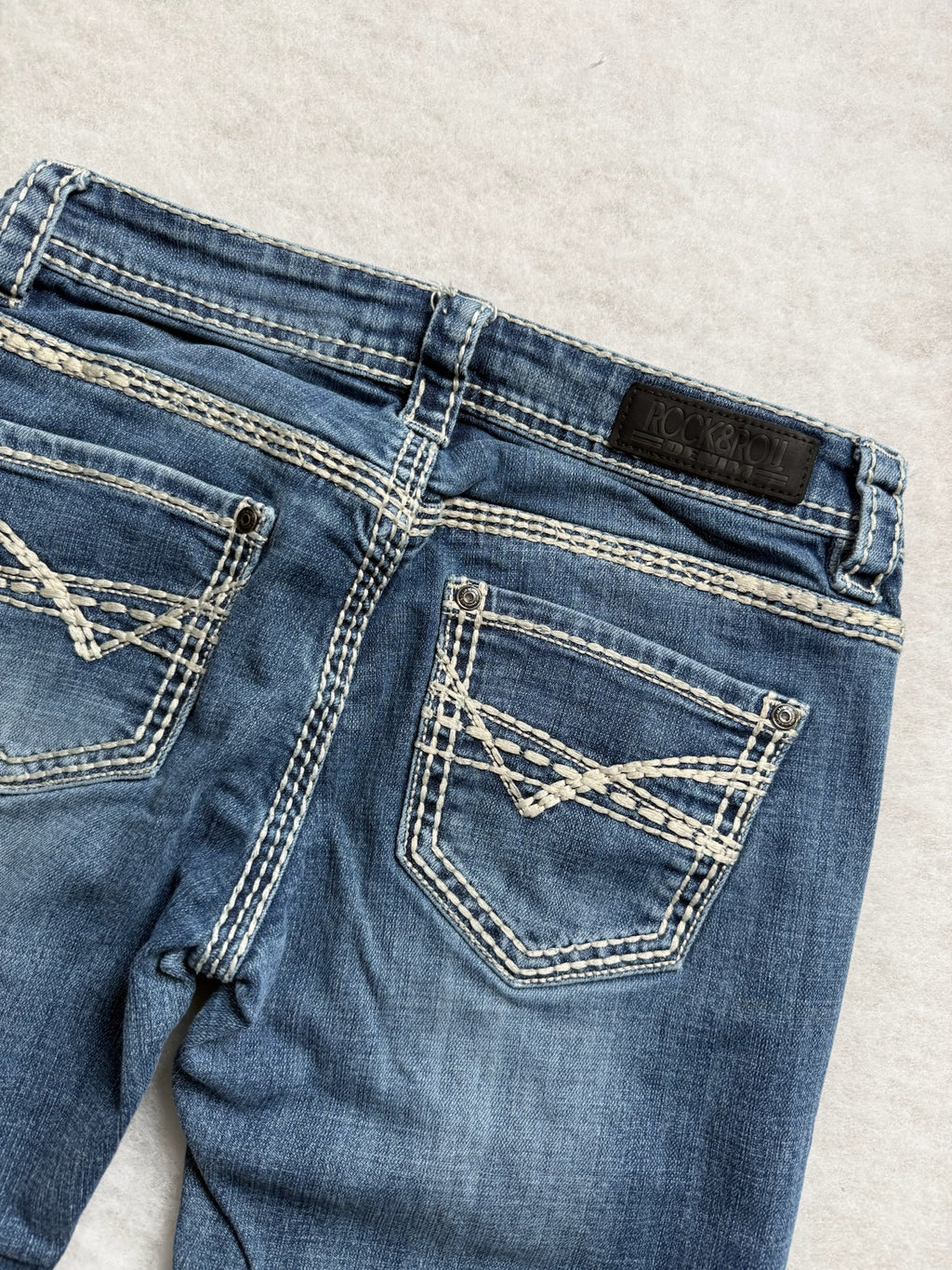 Boot Cut Low Waist Jeans