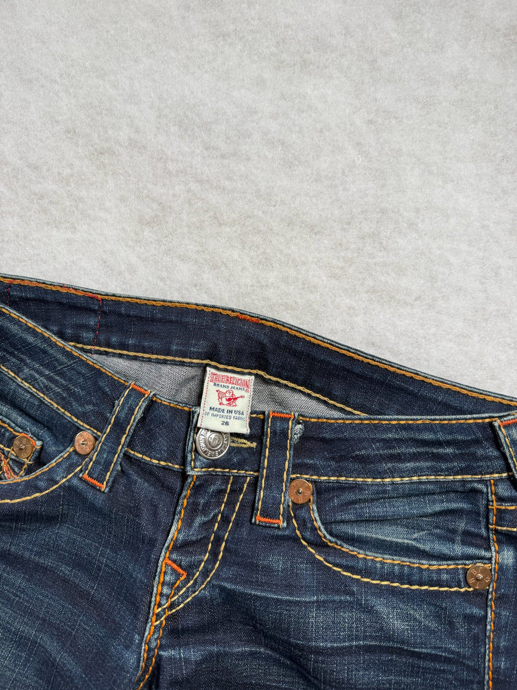 True Religion Boot Cut Low Waist Jeans 26