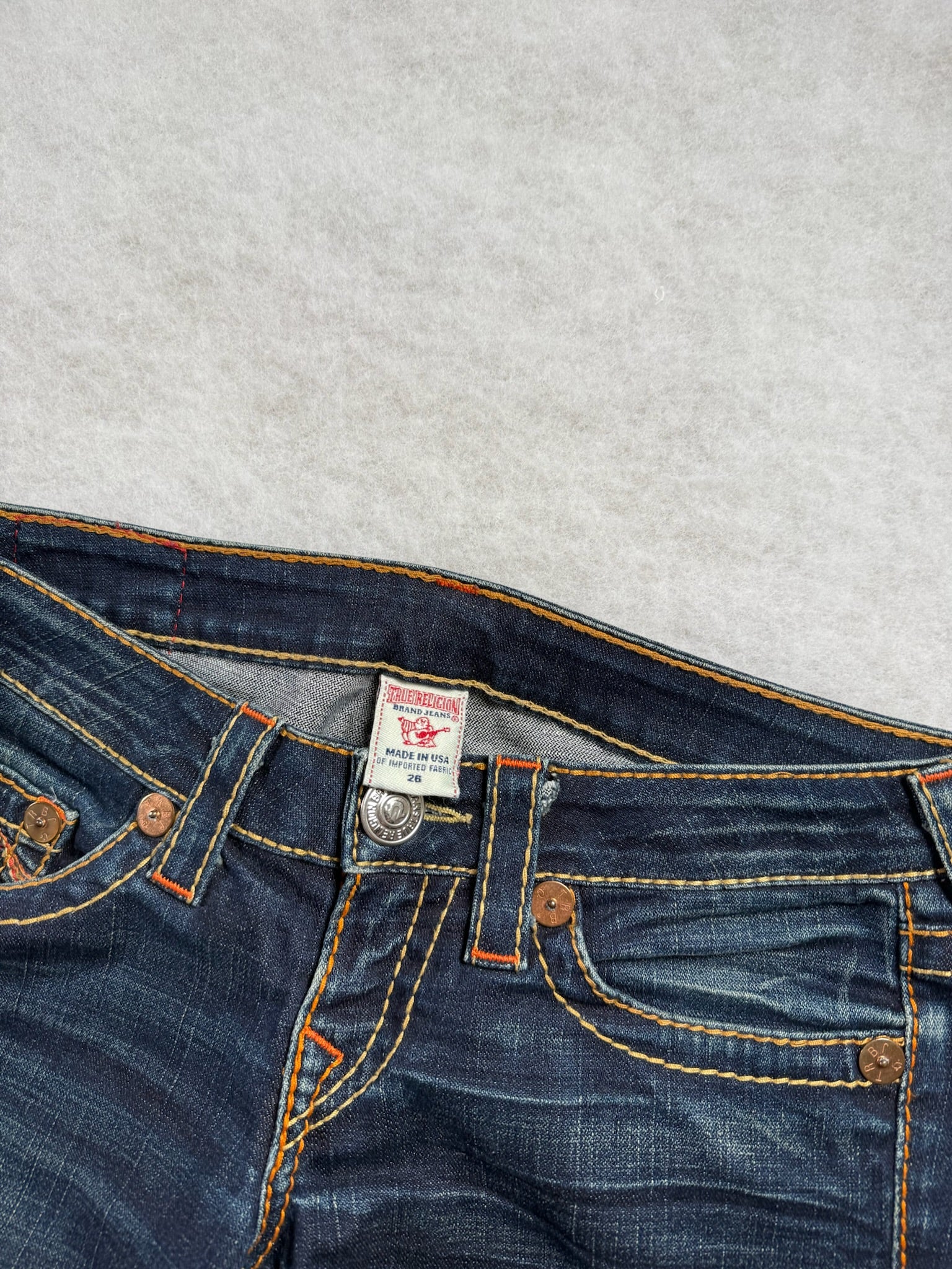 True Religion Boot Cut Low Waist Jeans 26