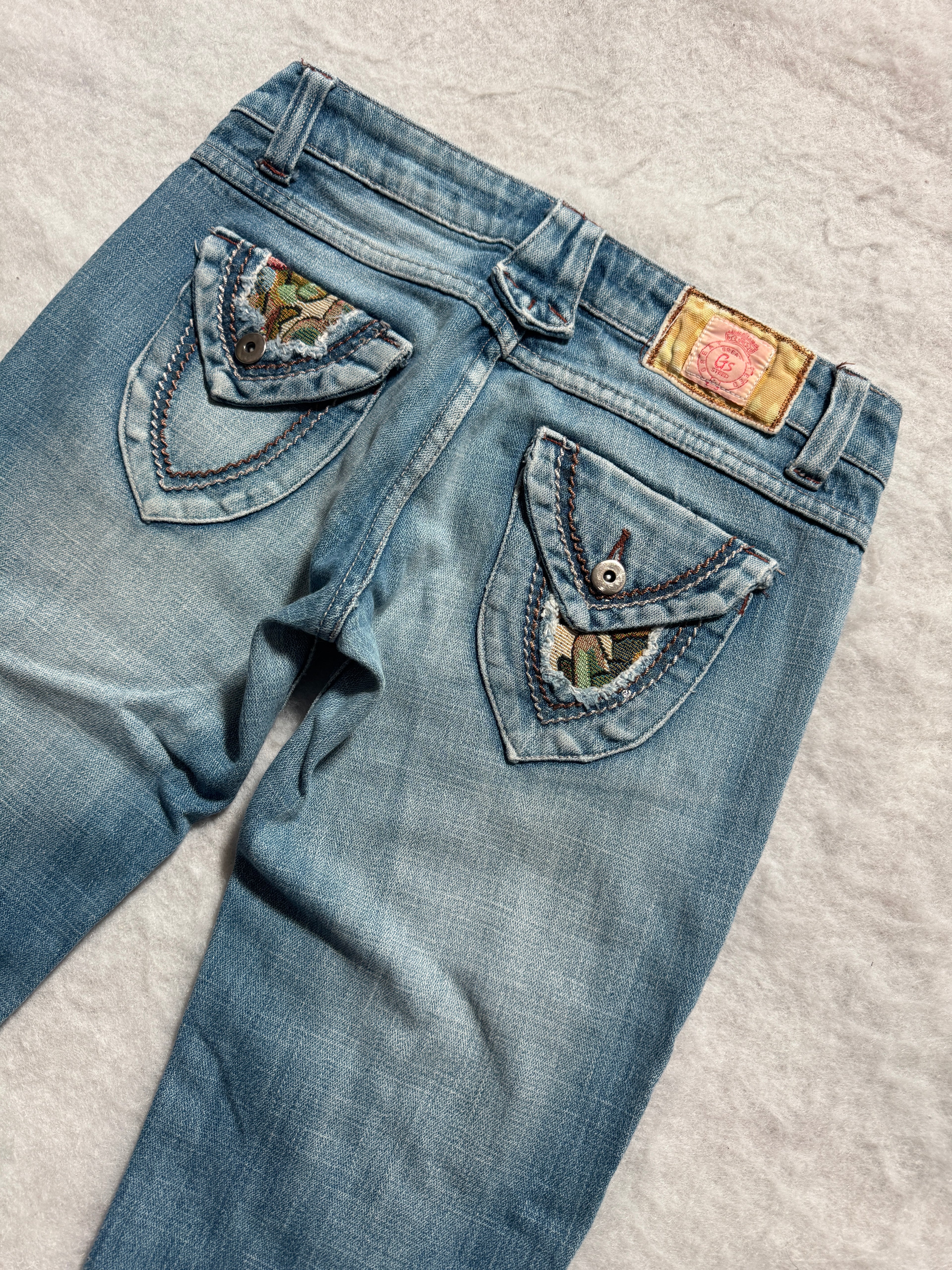 Boot Cut Low Waist Jeans