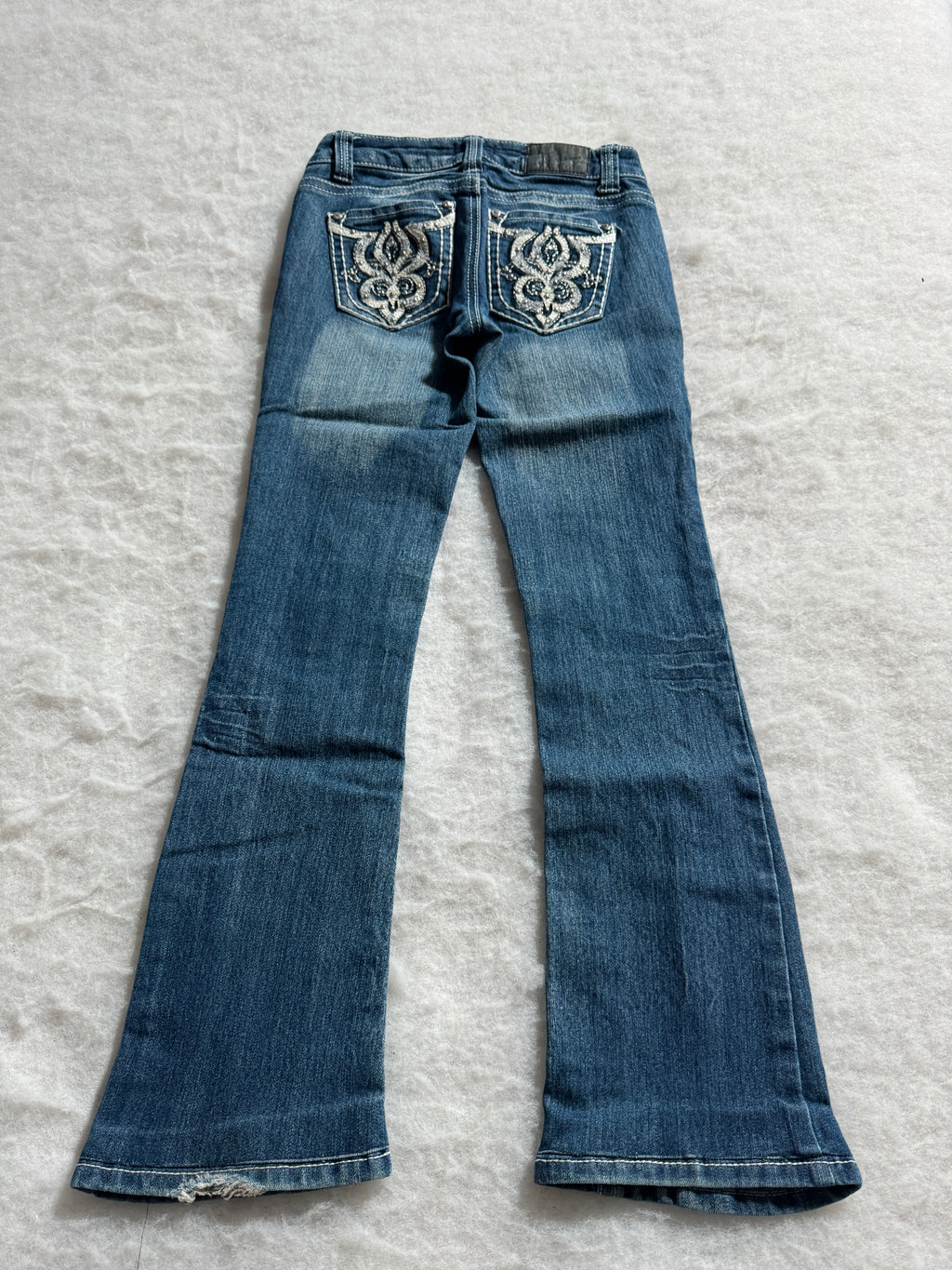 Boot Cut Low Waist Jeans Blau, Foto 2 von 4