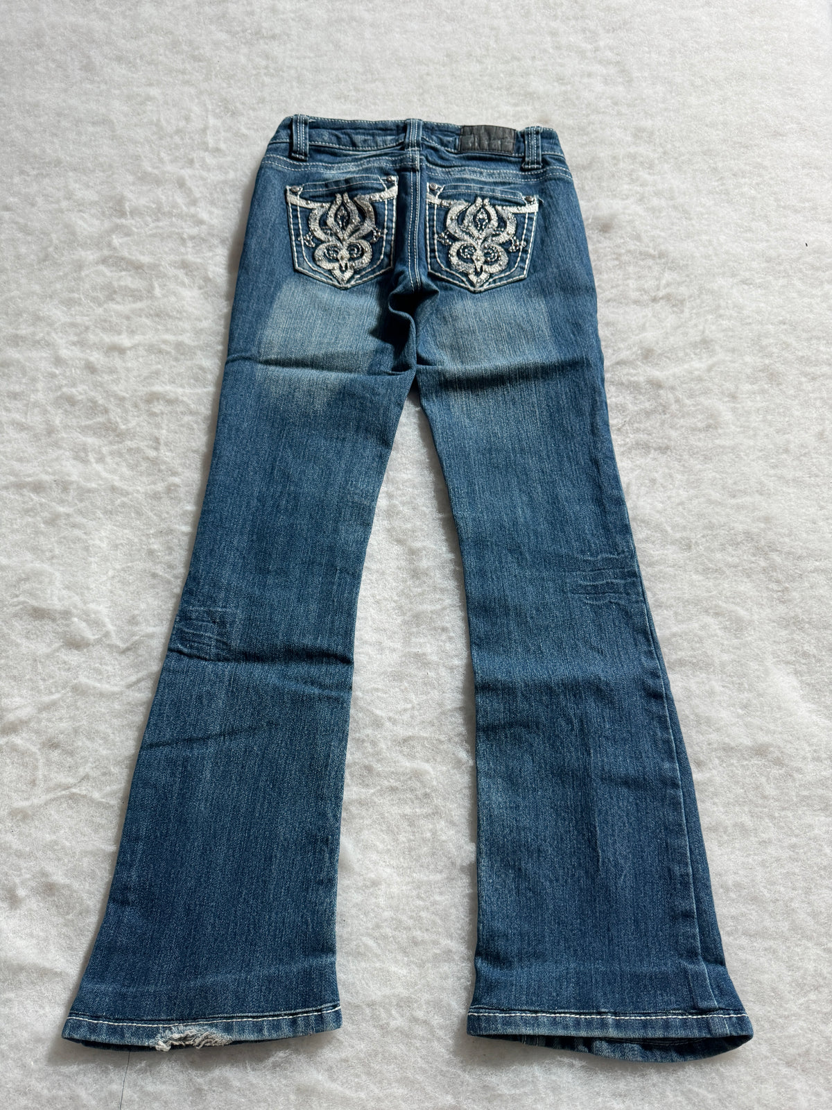 Boot Cut Low Waist Jeans Blau, Foto 2 von 4