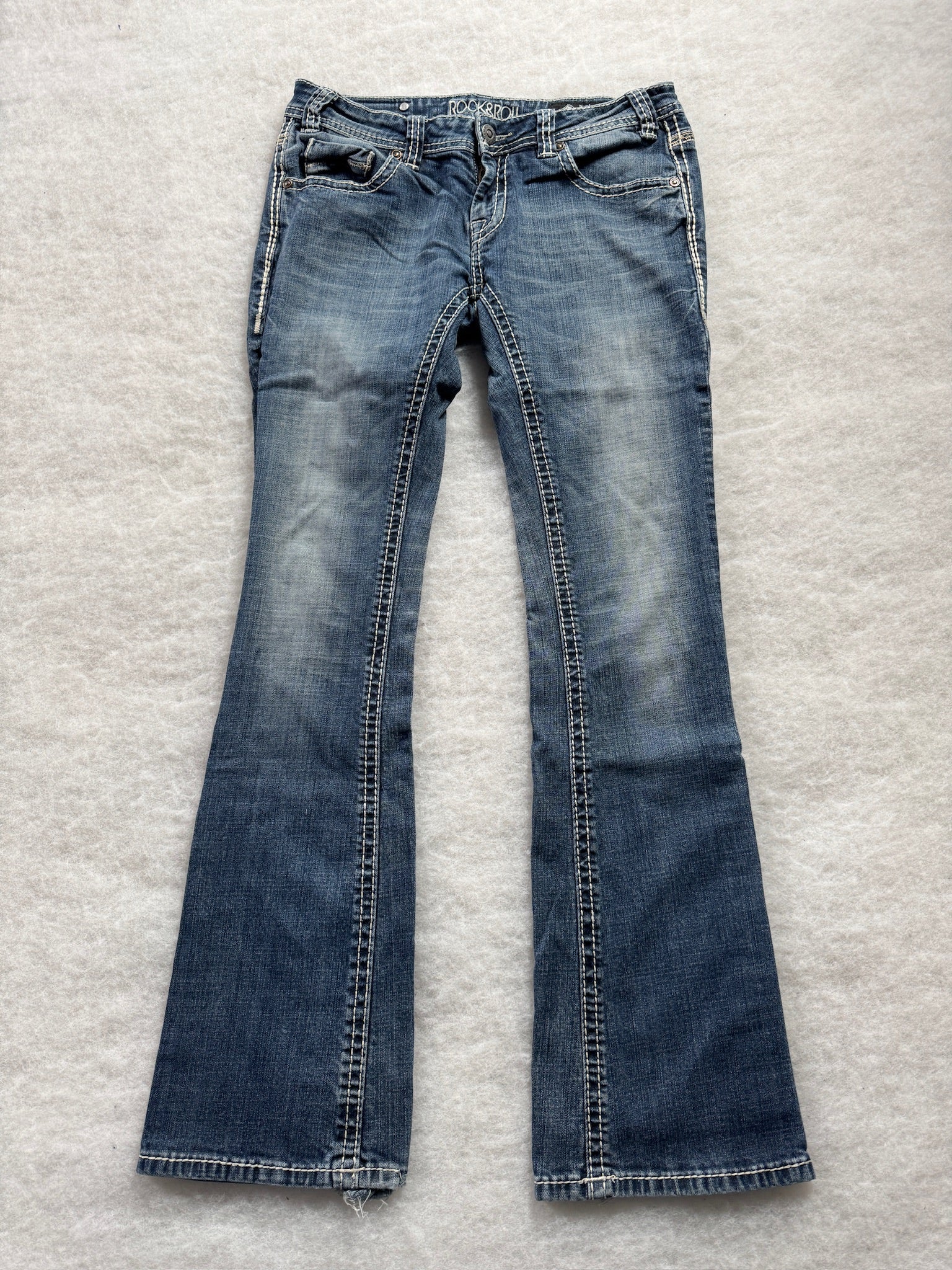 Boot Cut Low Waist Jeans