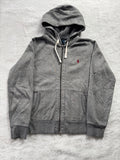 Ralph Lauren Hoodie Kapuzen Zip Pullover Grau, Foto 1 von 4