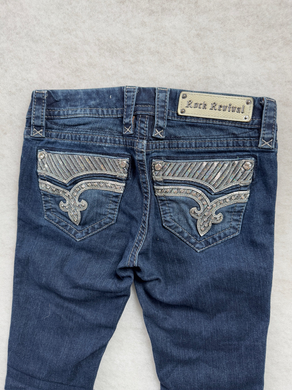 Rock Revival Boot Cut Low Waist Jeans 26