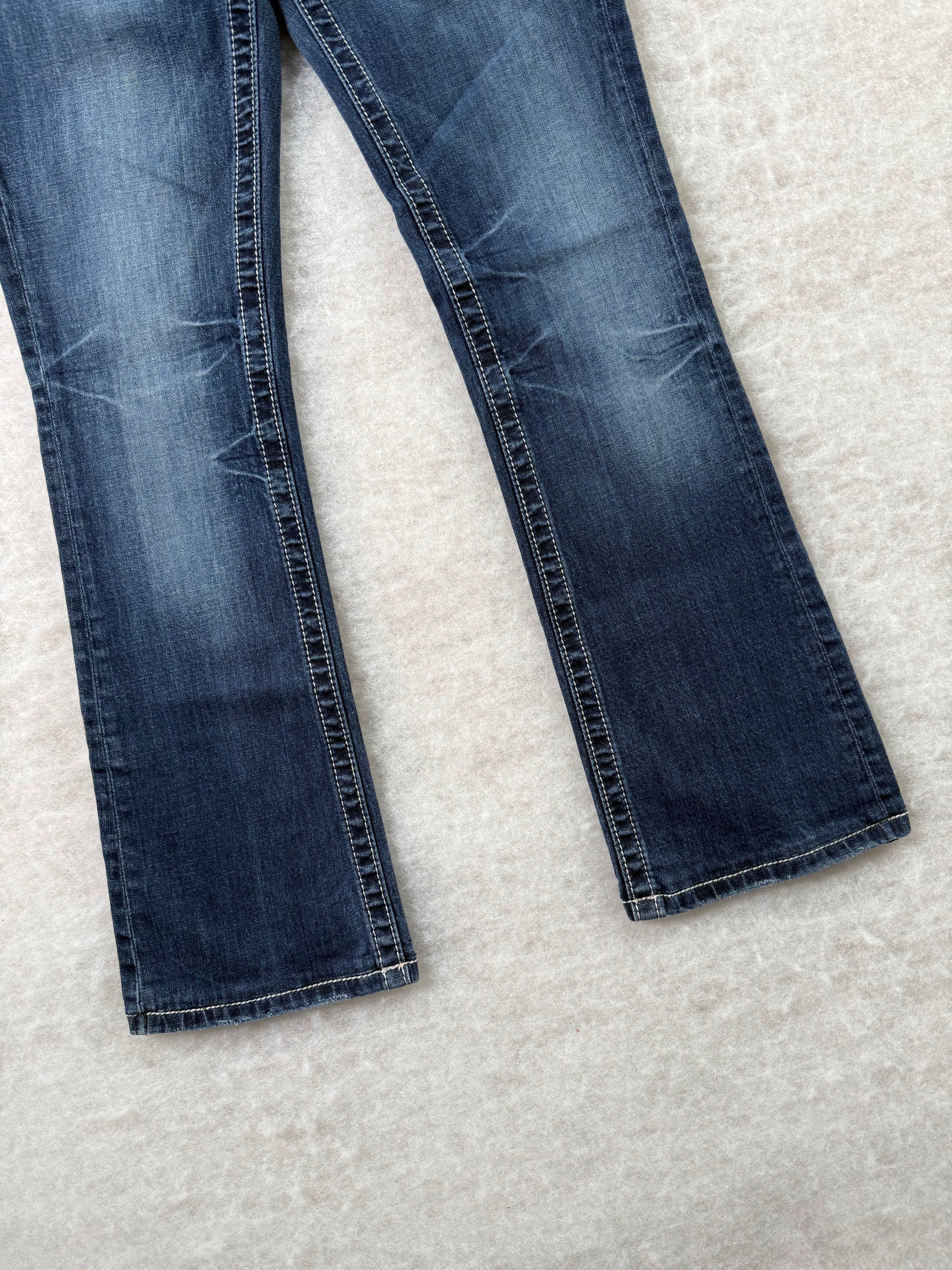 Miss Me Boot Cut Low Waist Jeans 28