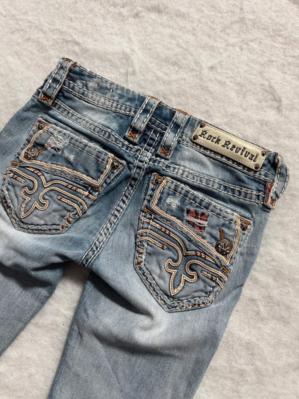 Rock Revival Boot Cut Low Waist Jeans 24