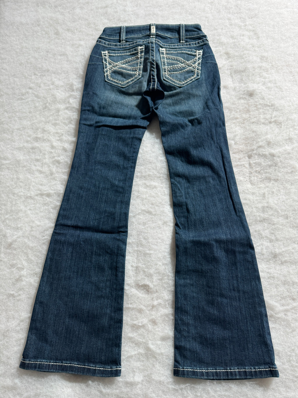 Boot Cut Low Waist Jeans Blau, Foto 2 von 4