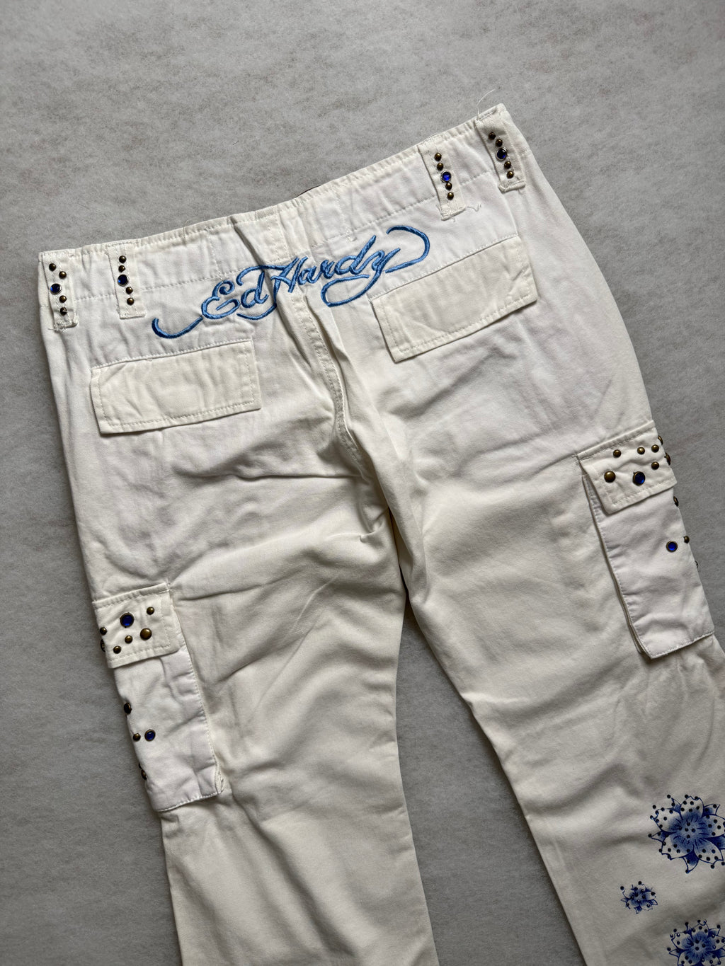 Ed Hardy Boot Cut Cargo Pants 26