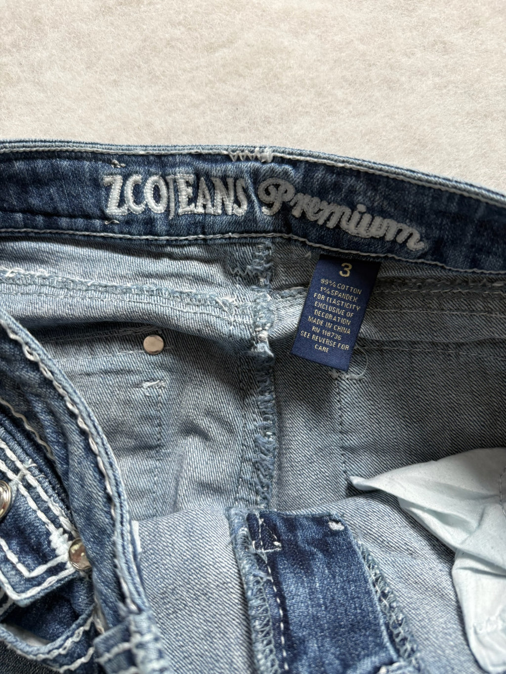 Boot Cut Low Waist Jeans