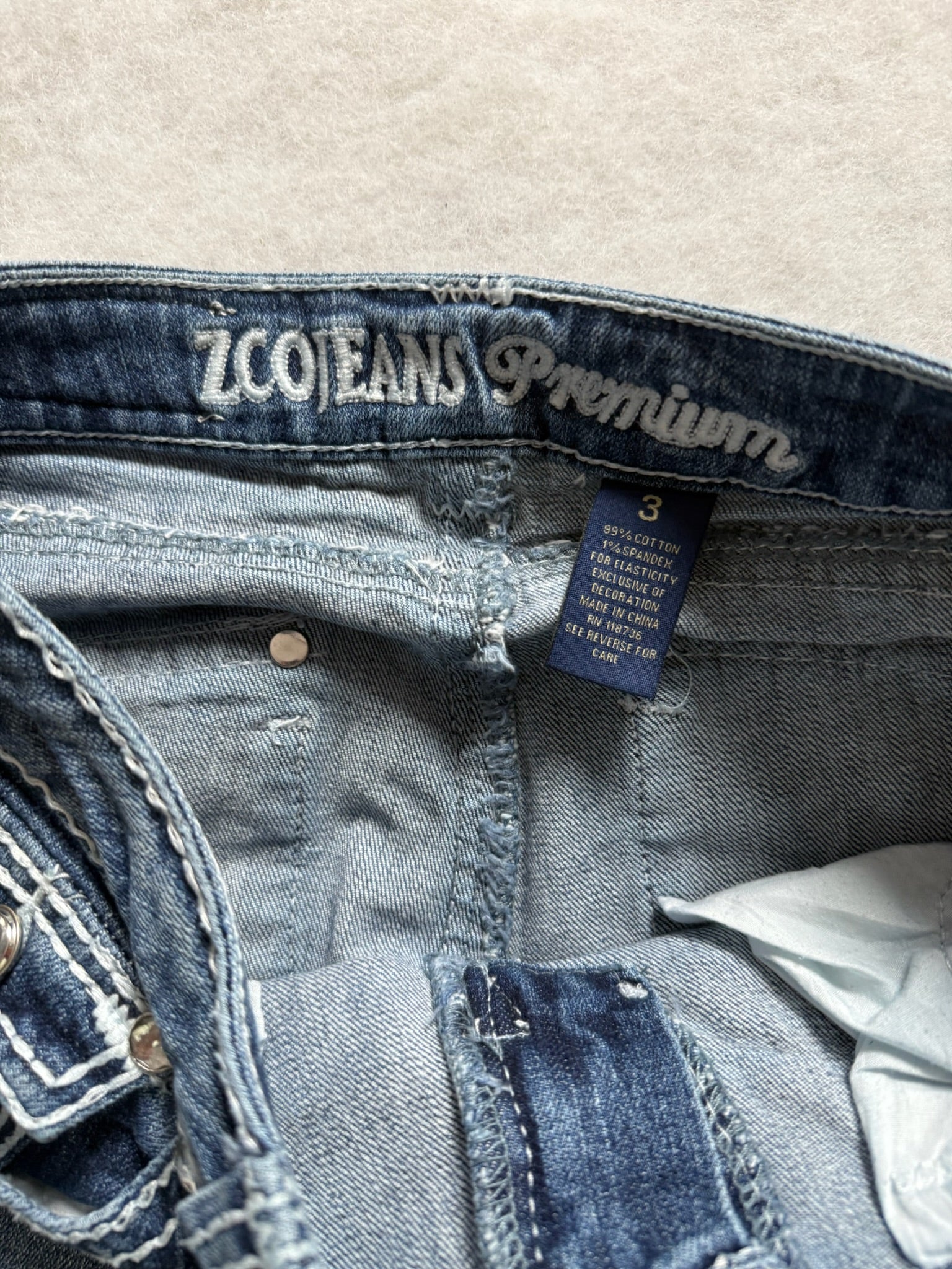 Boot Cut Low Waist Jeans